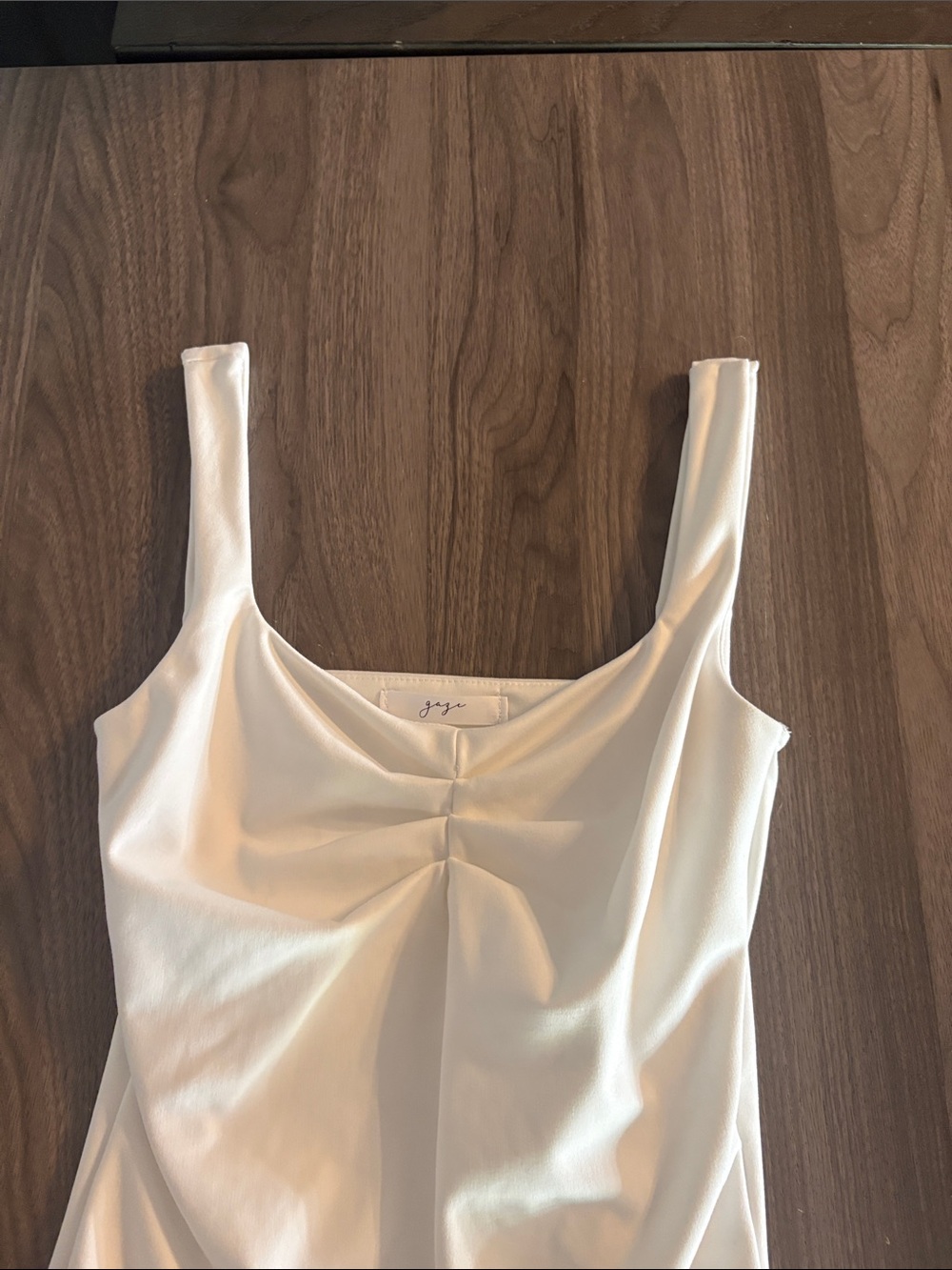 Gaze | White Bodysuit | Snap Closure | - Picture 6 of 15
